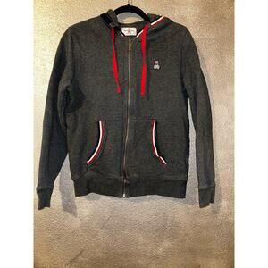Psycho Bunny Johnson Edgy Srtripe Full Zipper  Hoodie Jacket